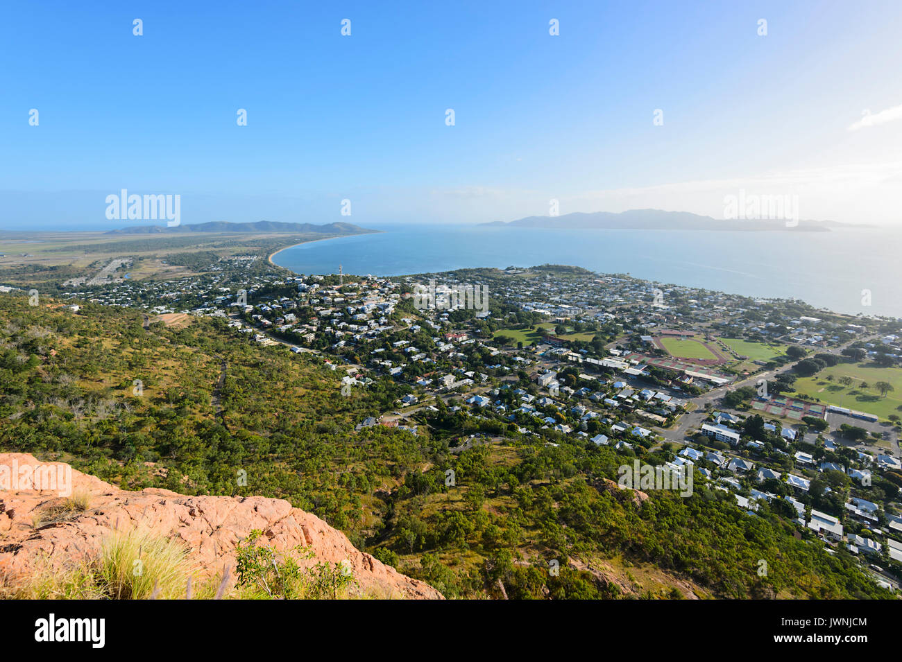 Vue sur la colline du Château de Townsville, Queensland, Queensland, Australie Banque D'Images