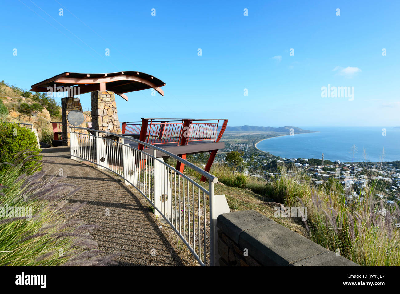 La colline du château, une populaire sur touristique Townsville, Queensland, Queensland, Australie Banque D'Images