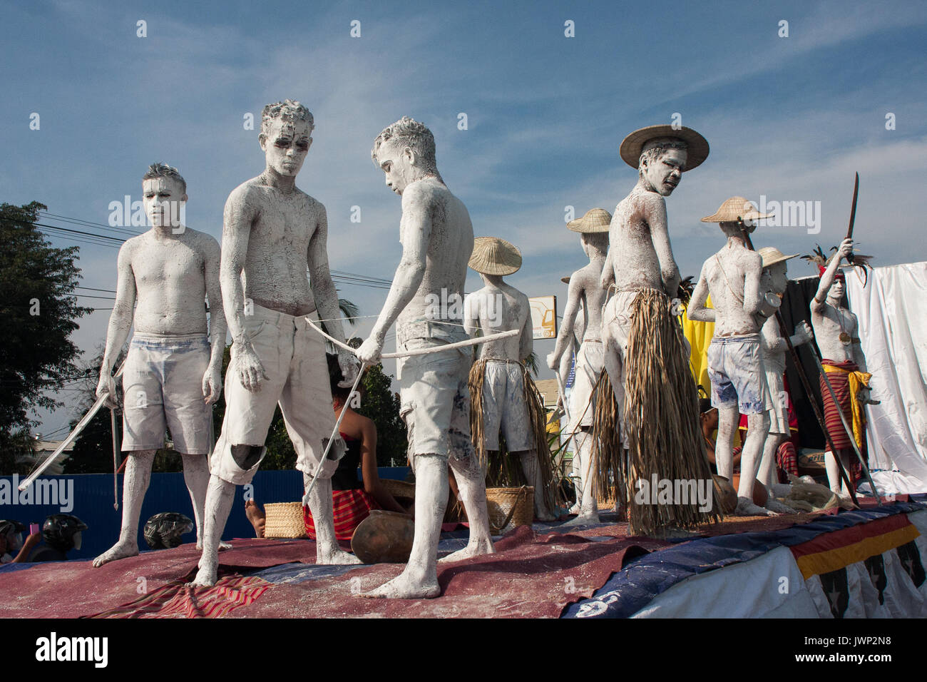 Dili, Timor oriental. Flotteur de carnaval Banque D'Images