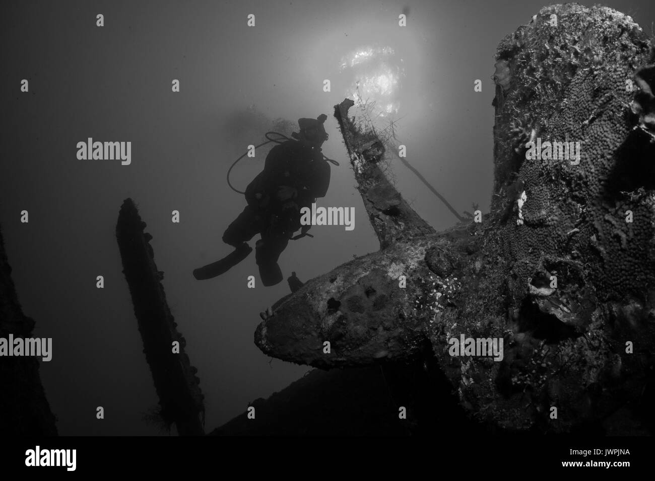 Épave d'El Mina à Hurghada en Egypte Banque D'Images