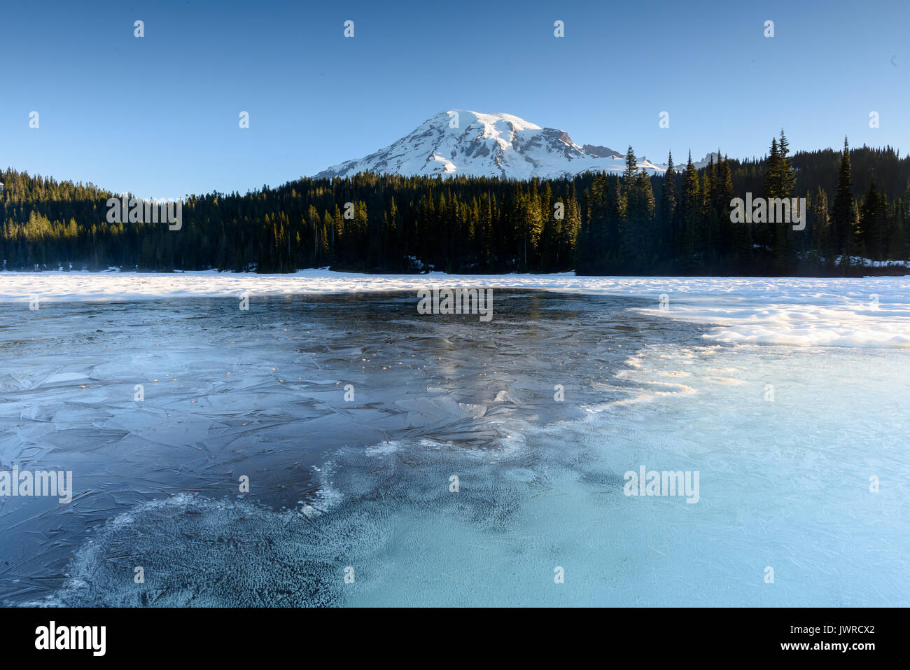 MT Rainier Banque D'Images