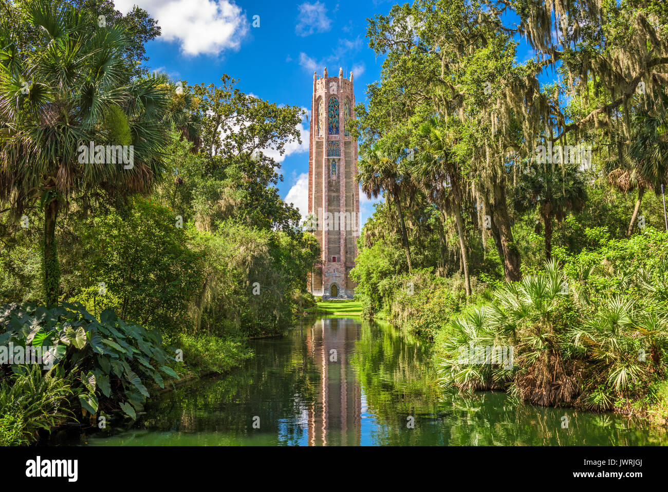 Lake Wales, Florida, USA au Jardins De La Tour Bok. Banque D'Images