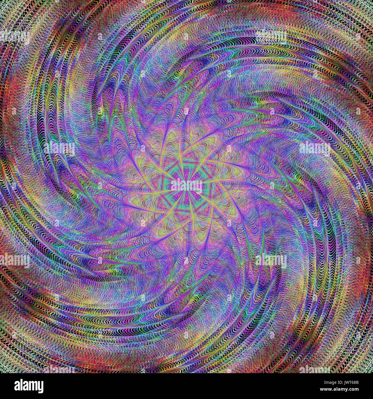 Abstract background fractale spirale Illustration de Vecteur