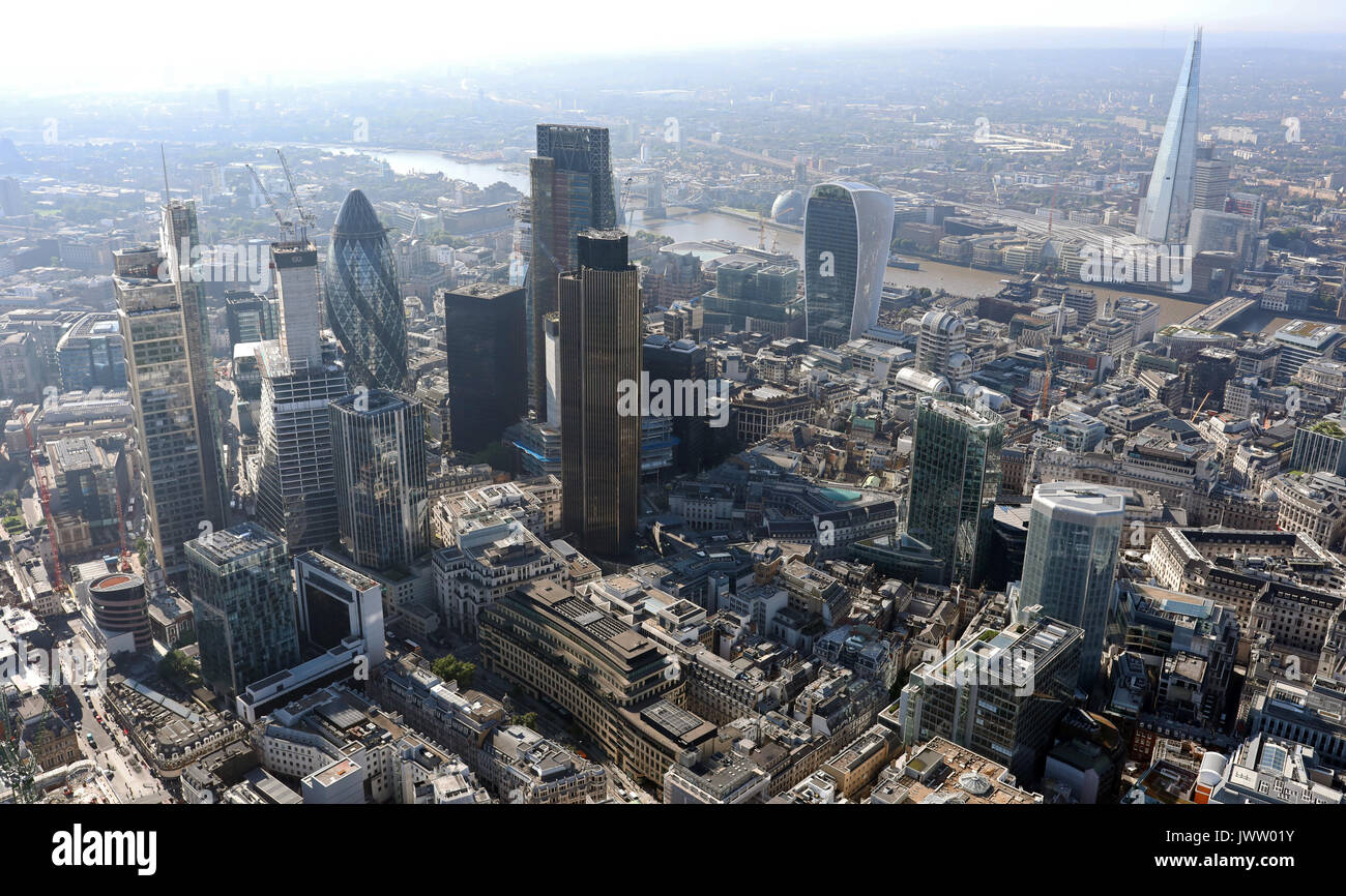 Vue aérienne de la ville de Londres Banque D'Images