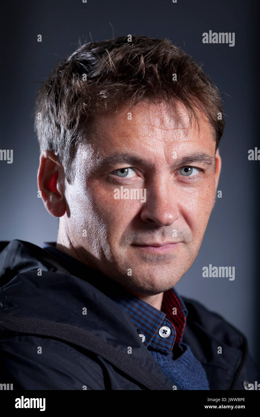 Edinburgh, Royaume-Uni. 14Th Aug 2017. Conor Woodman, le directeur et l'auteur irlandais, apparaissant à l'Edinburgh International Book Festival. Crédit : GARY DOAK/Alamy Live News Banque D'Images