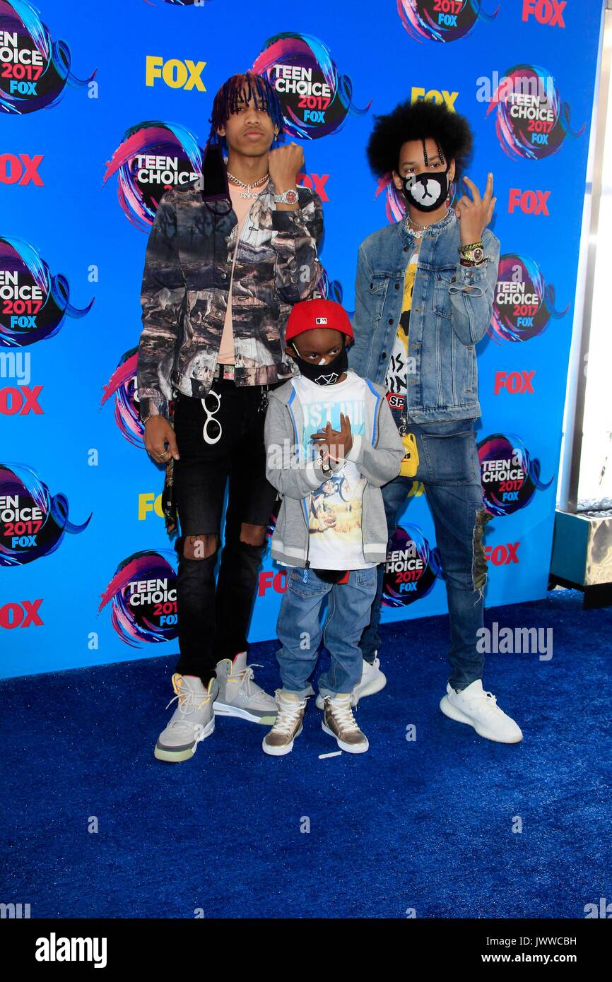 Ayo & Teo, invité aux arrivées de Teen Choice Awards 2017 - Arrivées, le Galen Center, Los Angeles, CA 13 août 2017. Photo par : Priscilla Grant/Everett Collection Banque D'Images