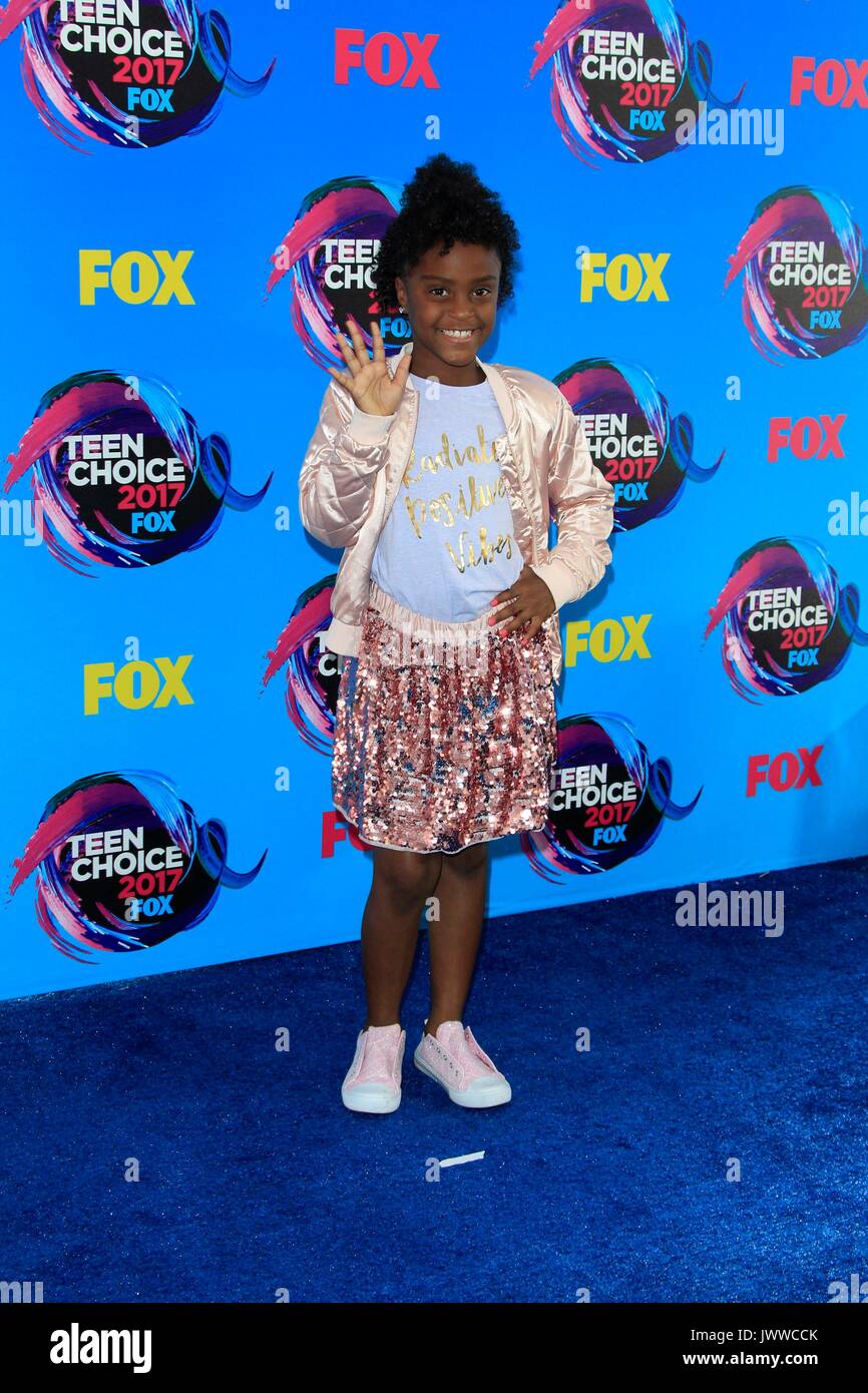 Cece : au niveau des arrivées pour les Teen Choice Awards 2017 - Arrivées, le Galen Center, Los Angeles, CA 13 août 2017. Photo par : Priscilla Grant/Everett Collection Banque D'Images