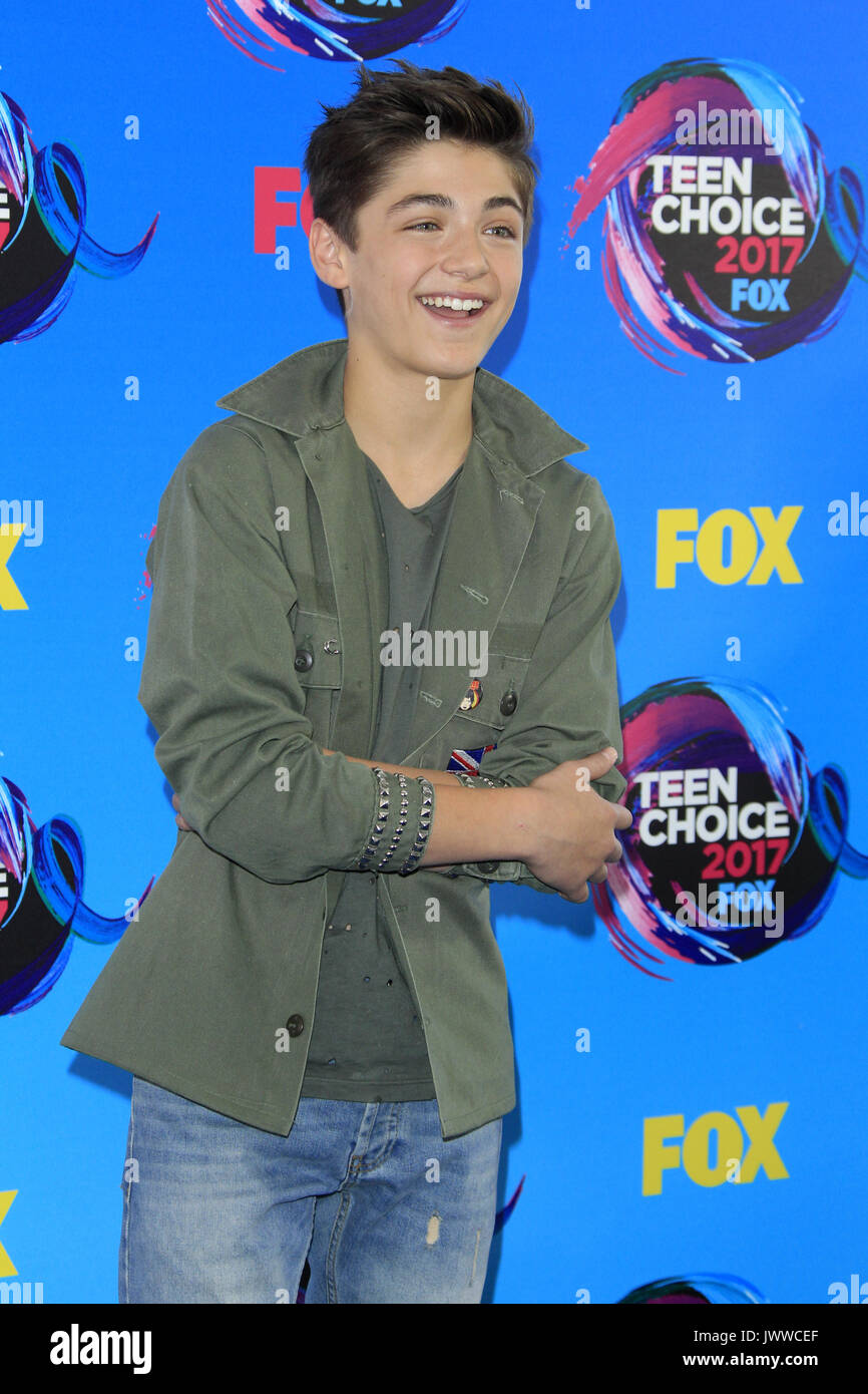 Los Angeles, CA, USA. 13e Août 2017. LOS ANGELES - jan 13 : Asher Angel aux Teen Choice Awards 2017 au Galen Center le 13 août 2017 à Los Angeles, CA : Crédit Kay Blake/ZUMA/Alamy Fil Live News Banque D'Images