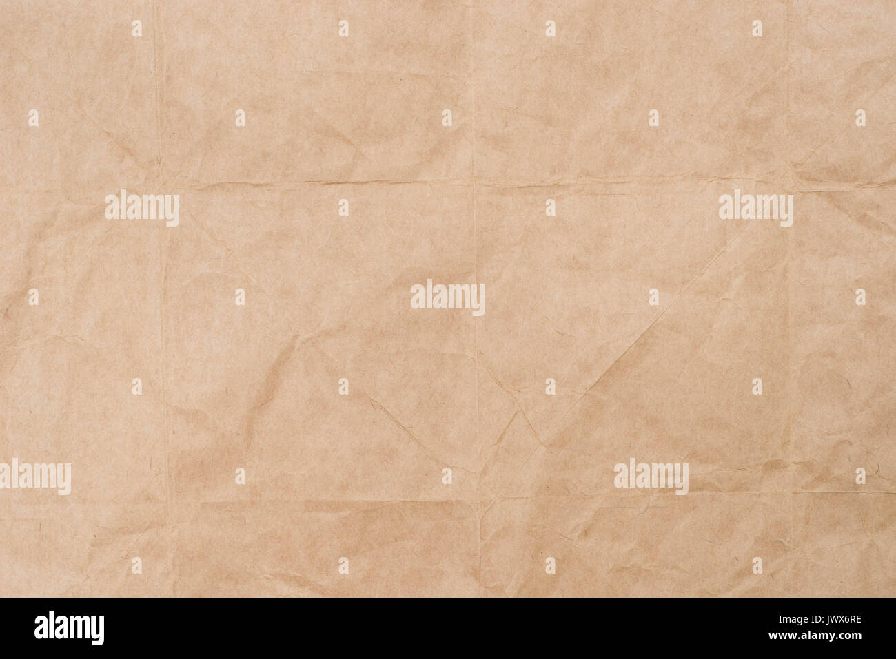 Trcycled froissé brown paper texture background Banque D'Images