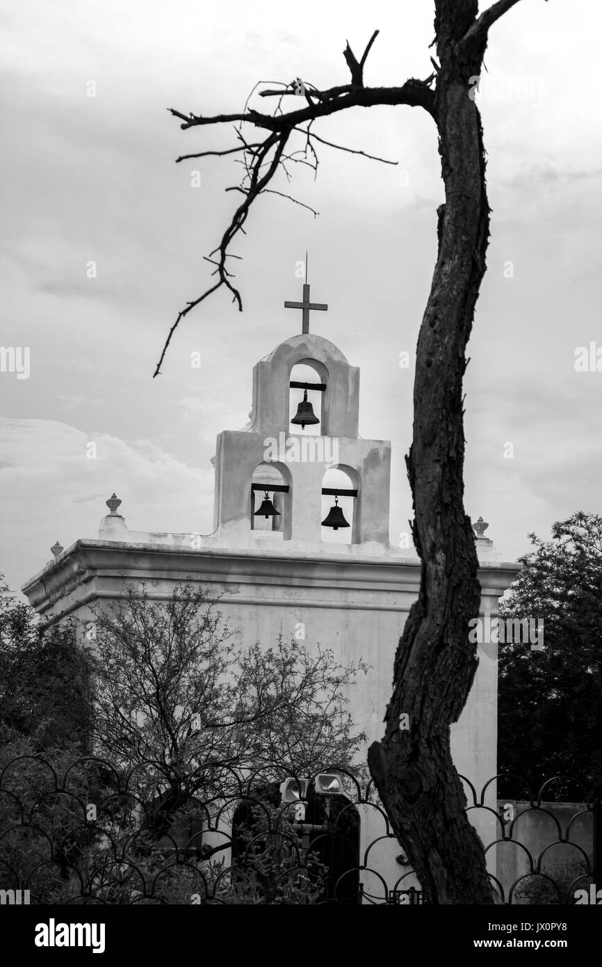 Mission San Xavier Banque D'Images