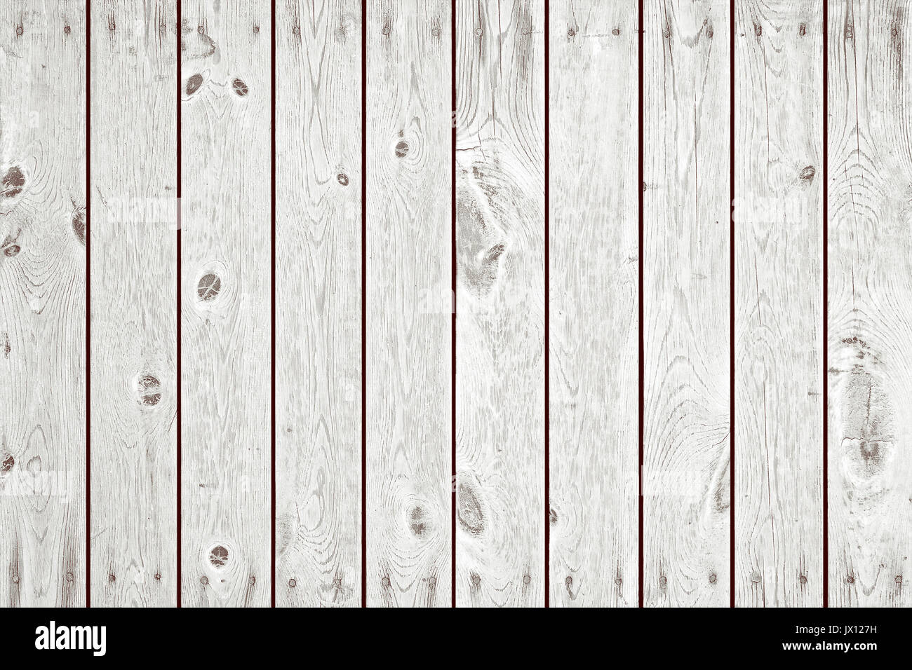 Plancher bois blanc comme arrière-plan ou de texture, motif naturel Banque D'Images