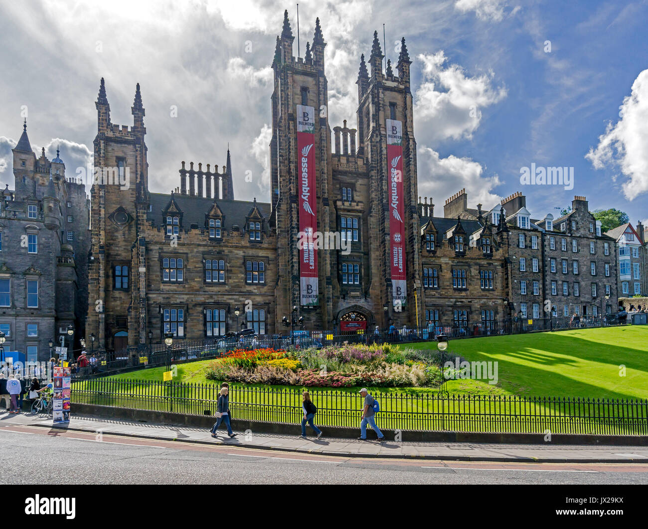 Salle de l'Assemblée générale de l'Église d'Écosse Edinburgh Festival Fringe 2017 utilisation sur le monticule Edinburgh Scotland UK Banque D'Images