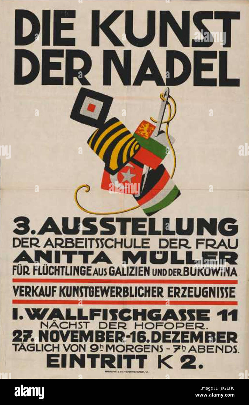 Julius Klinger die Kunst der Nadel 1916 Banque D'Images