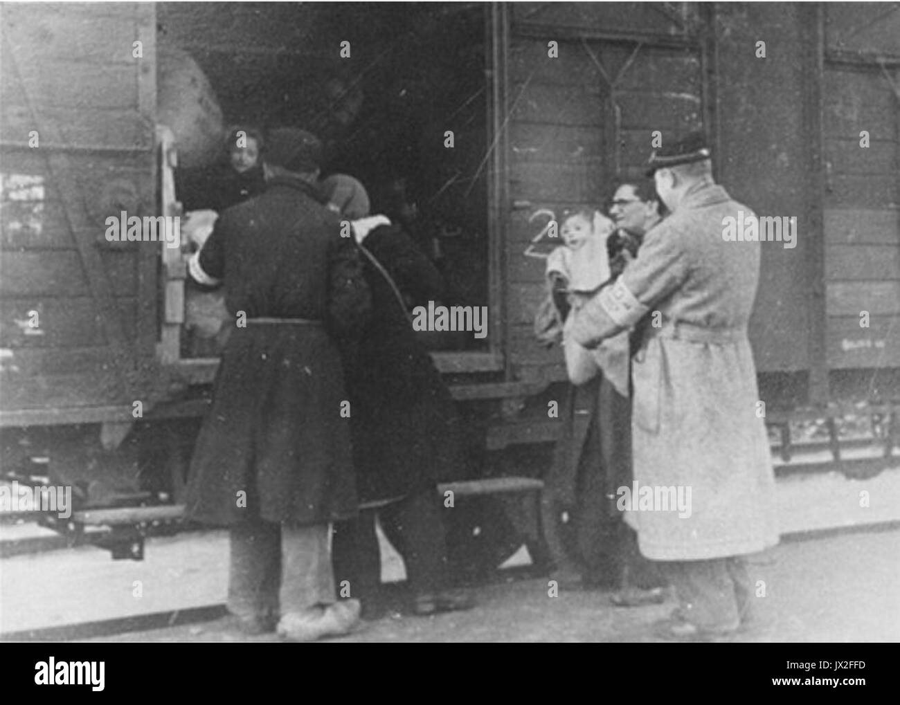 L'expulsion de Westerbork Banque D'Images