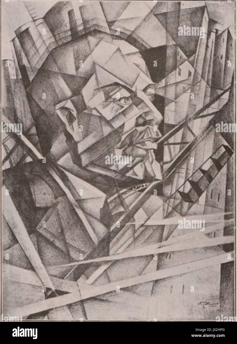 Irakli Gamrekeli Vladimir Lénine 1924 Banque D'Images