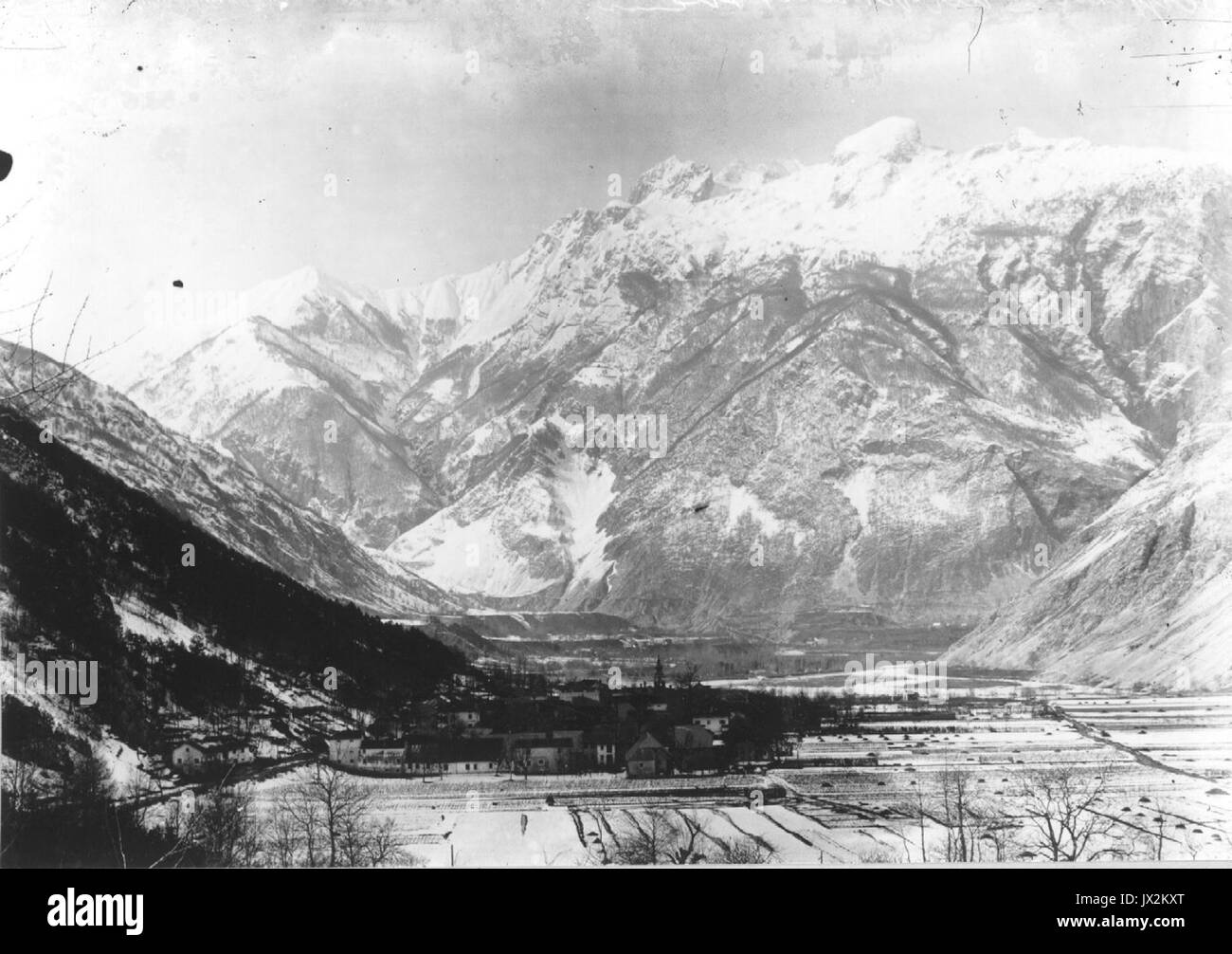 Vas Srpenica ozadju v, Kanin Banque D'Images