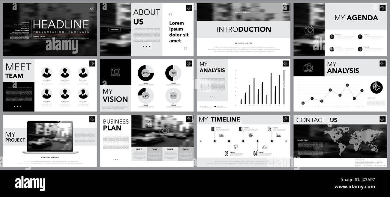 L'élément de conception de modèles de présentation d'infographies.Utiliser dans la présentation d'affaires, rapport annuel, livre à couverture modèle. Brochure, mise en page, K Illustration de Vecteur