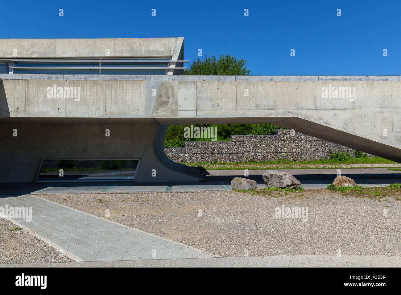 La formation d'un paysage (LFone), Weil am Rhein, Allemagne. Banque D'Images