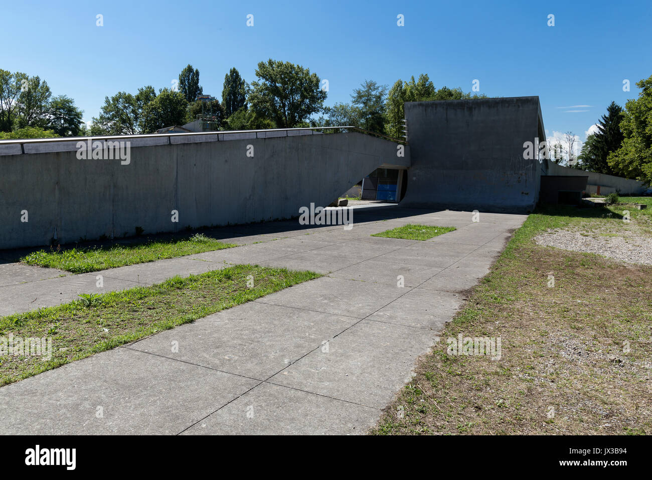 La formation d'un paysage (LFone), Weil am Rhein, Allemagne. Banque D'Images