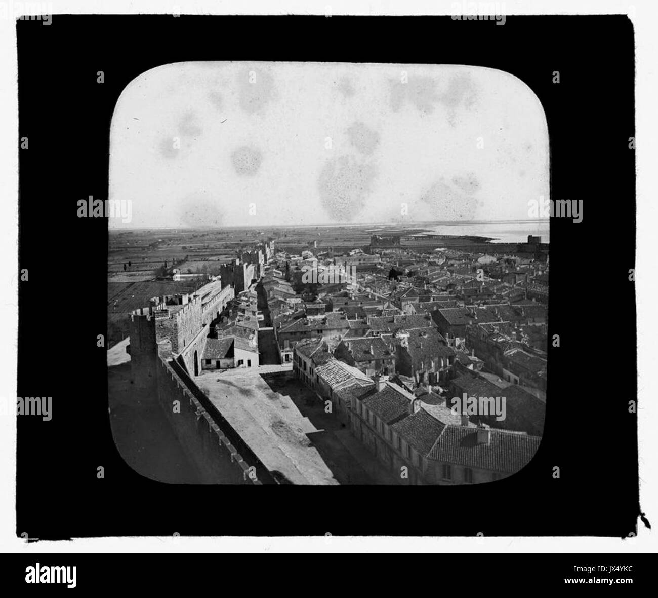 12668 Aigues Mortes Vue panoramique 22 Fonds Trutat 51fi353 Banque D'Images