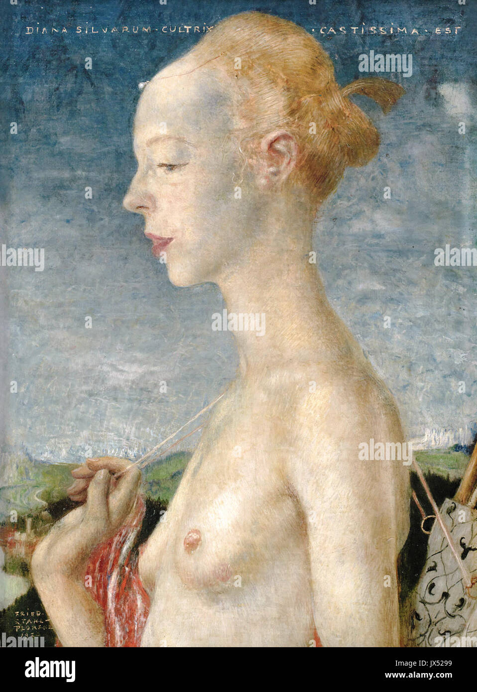 Diana Silvarum, par Friedrich Stahl Banque D'Images