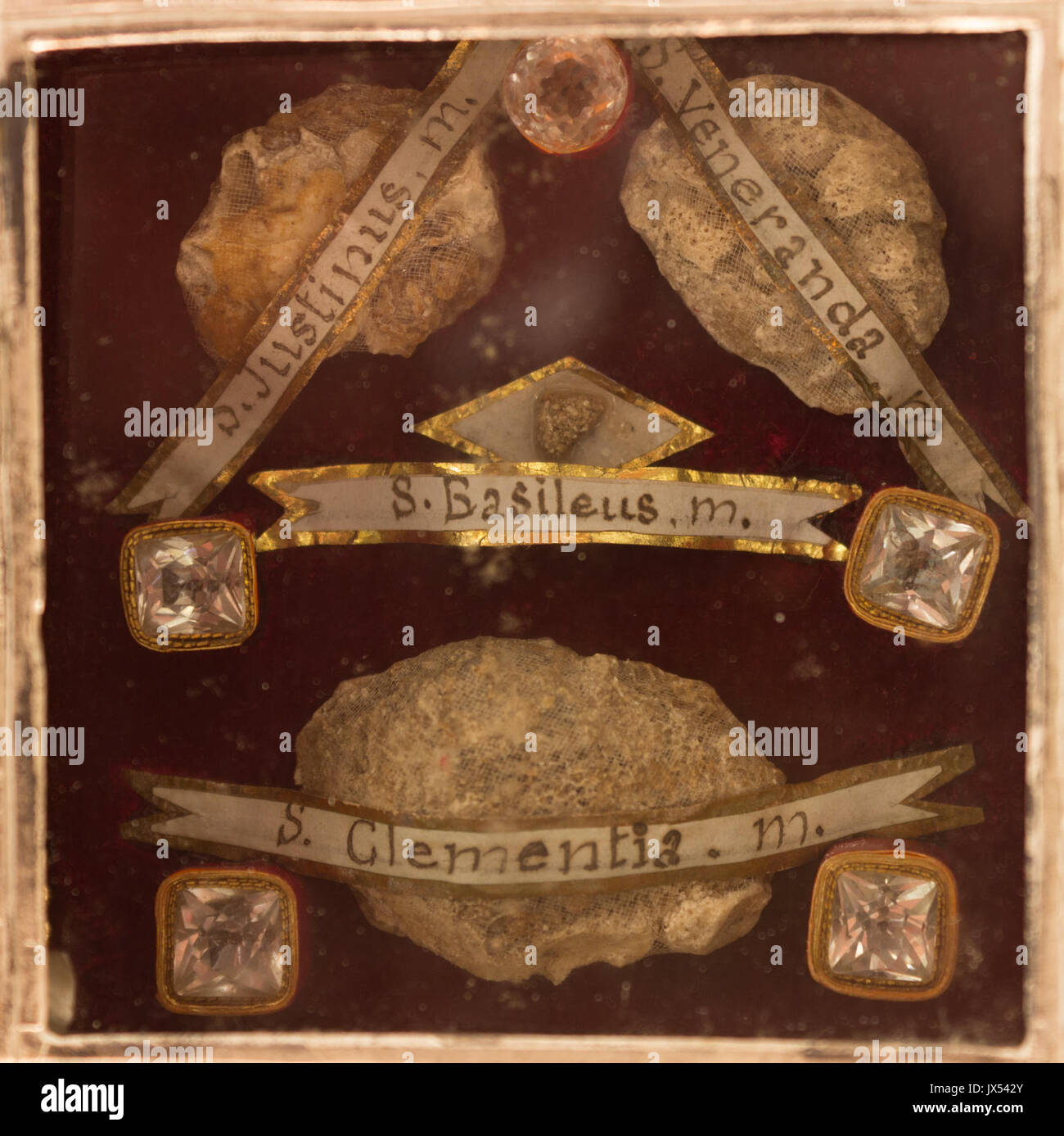 Reliquaire ostensoir (Lyon), 16e siècle, détail (3) Banque D'Images