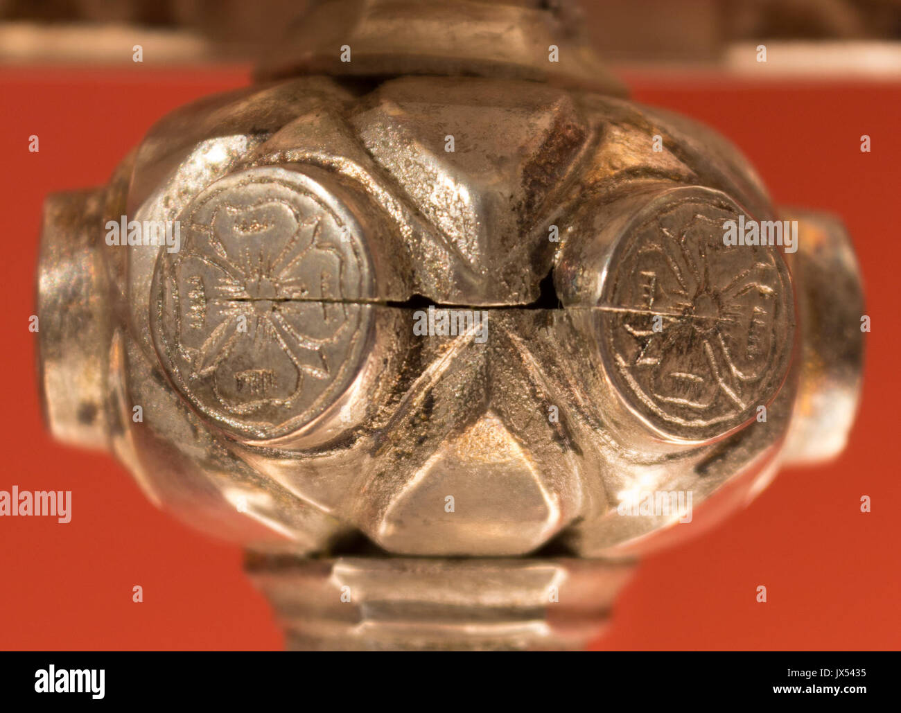 Reliquaire ostensoir (Lyon), 16e siècle, détail (5) Banque D'Images