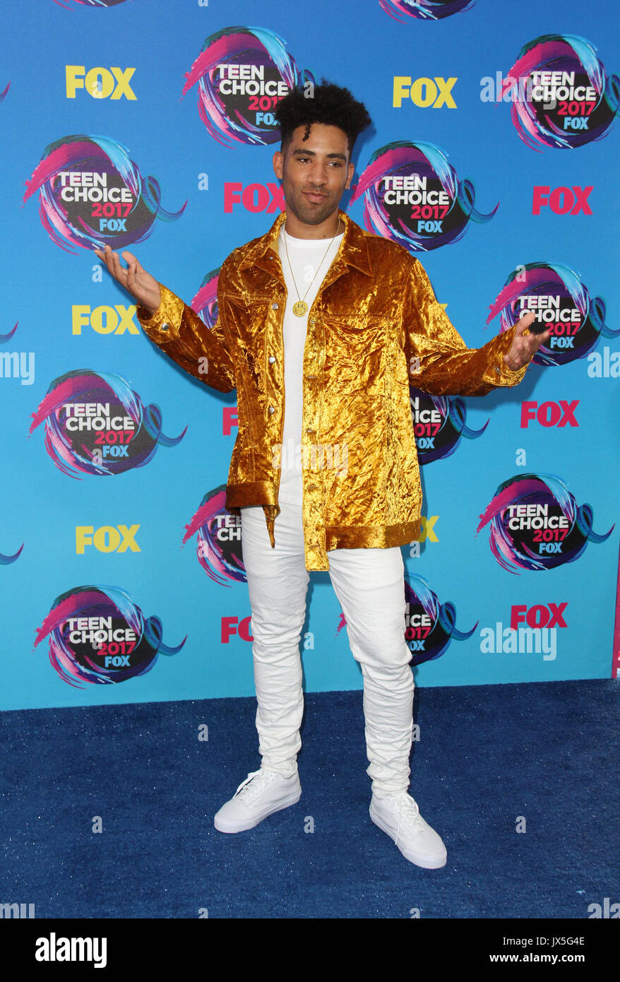 13 août 2017 - Los Angeles, CA, États-Unis - 13 août 2017 - Los Angeles, Californie - KYLE. Teen Choice Awards 2017 arrivées au Galen Center de Los Angeles. Crédit photo : AdMedia Banque D'Images