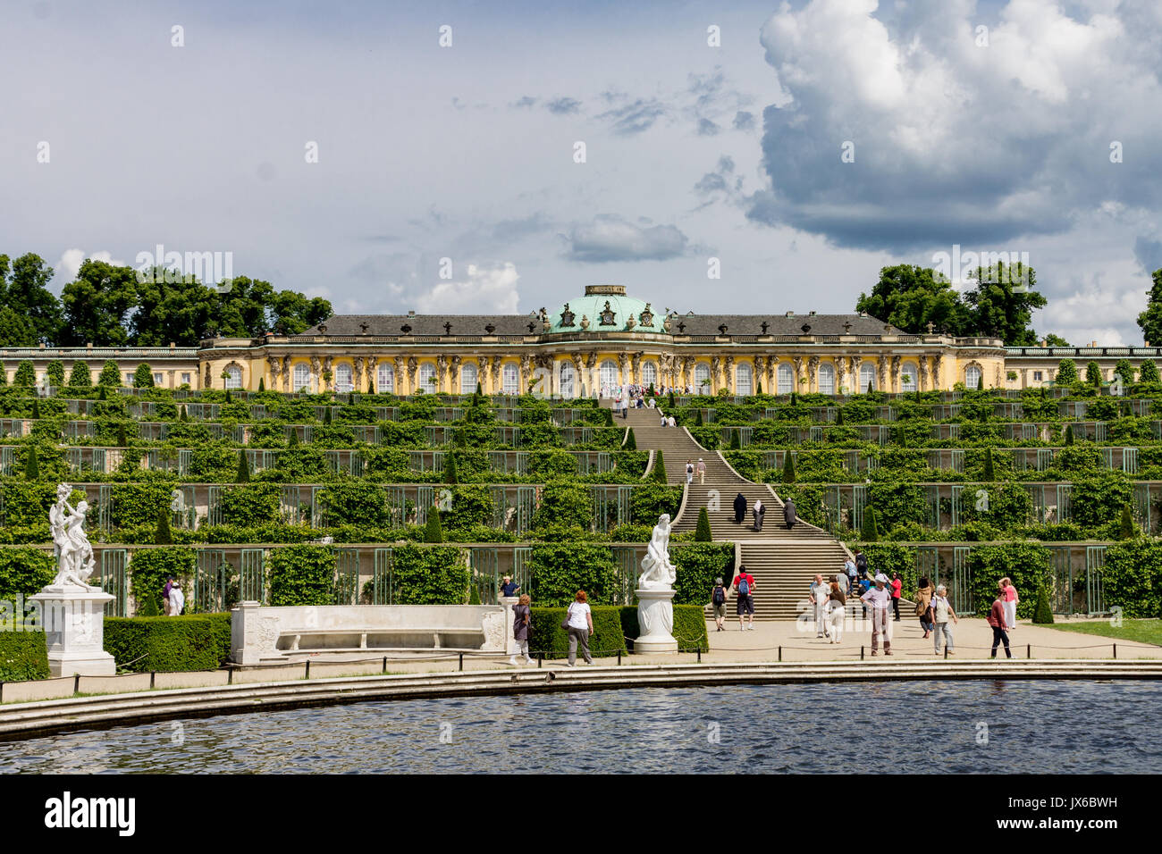Palais de Sanssouci Potsdam Allemagne Banque D'Images