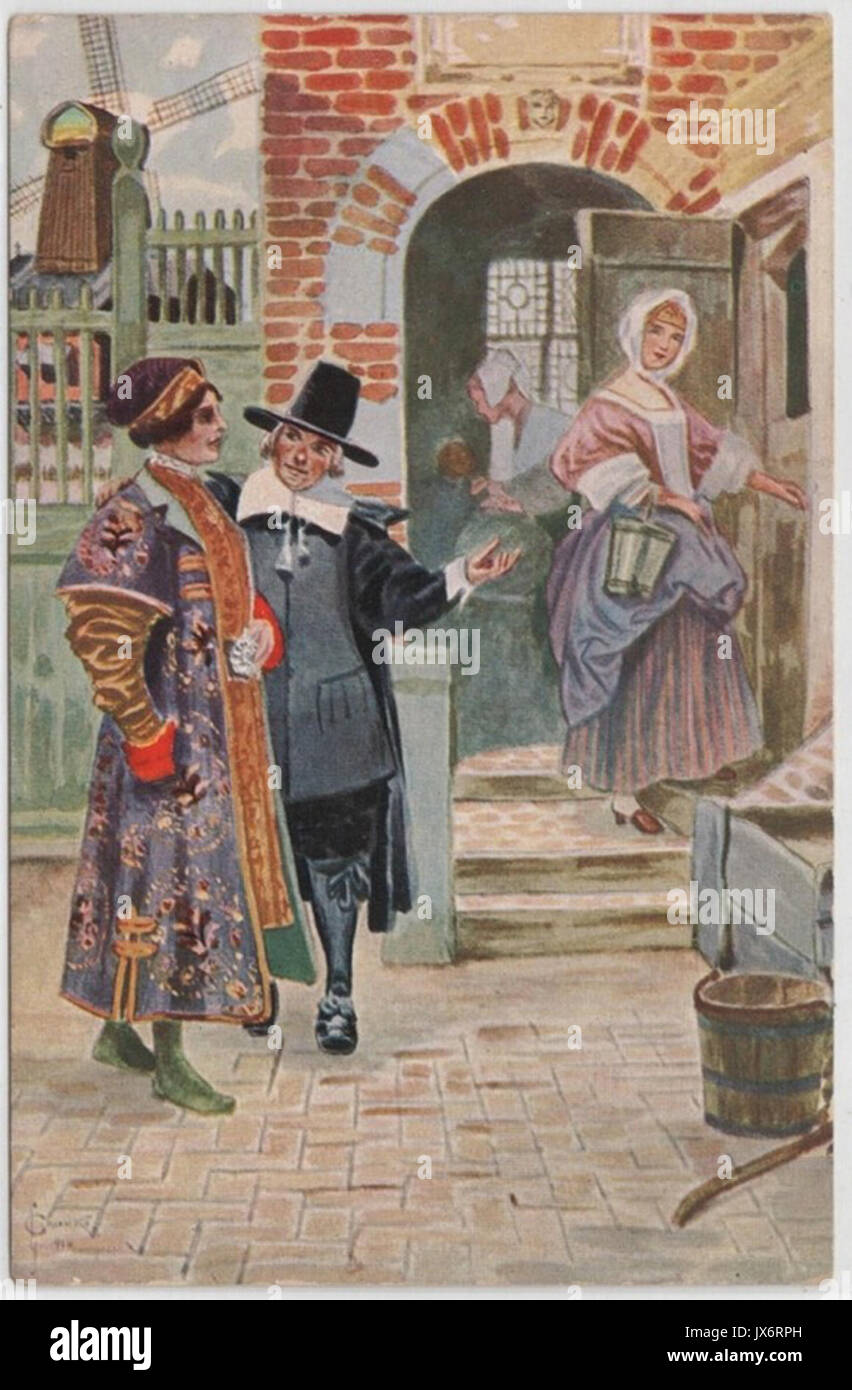 Cette image est l'une des œuvres de Sergey Solomko, un artiste russe connu pour ses illustrations et peintures, en particulier dans les genres des scènes historiques et genre entier Banque D'Images