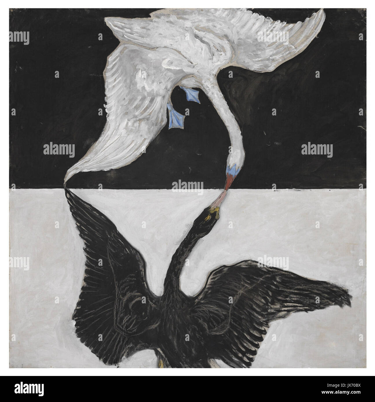 Hilma af Klint 1915 Le Cygne n°1 Groupe de travail IX SUW La Série UW SUW Banque D'Images