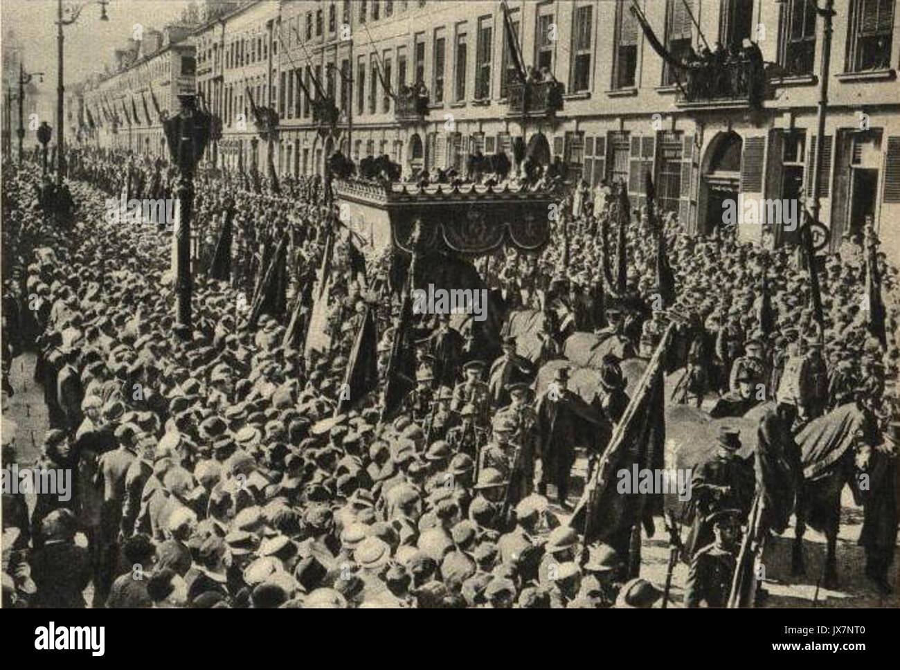 Funérailles d'Astrid de Suède Banque D'Images