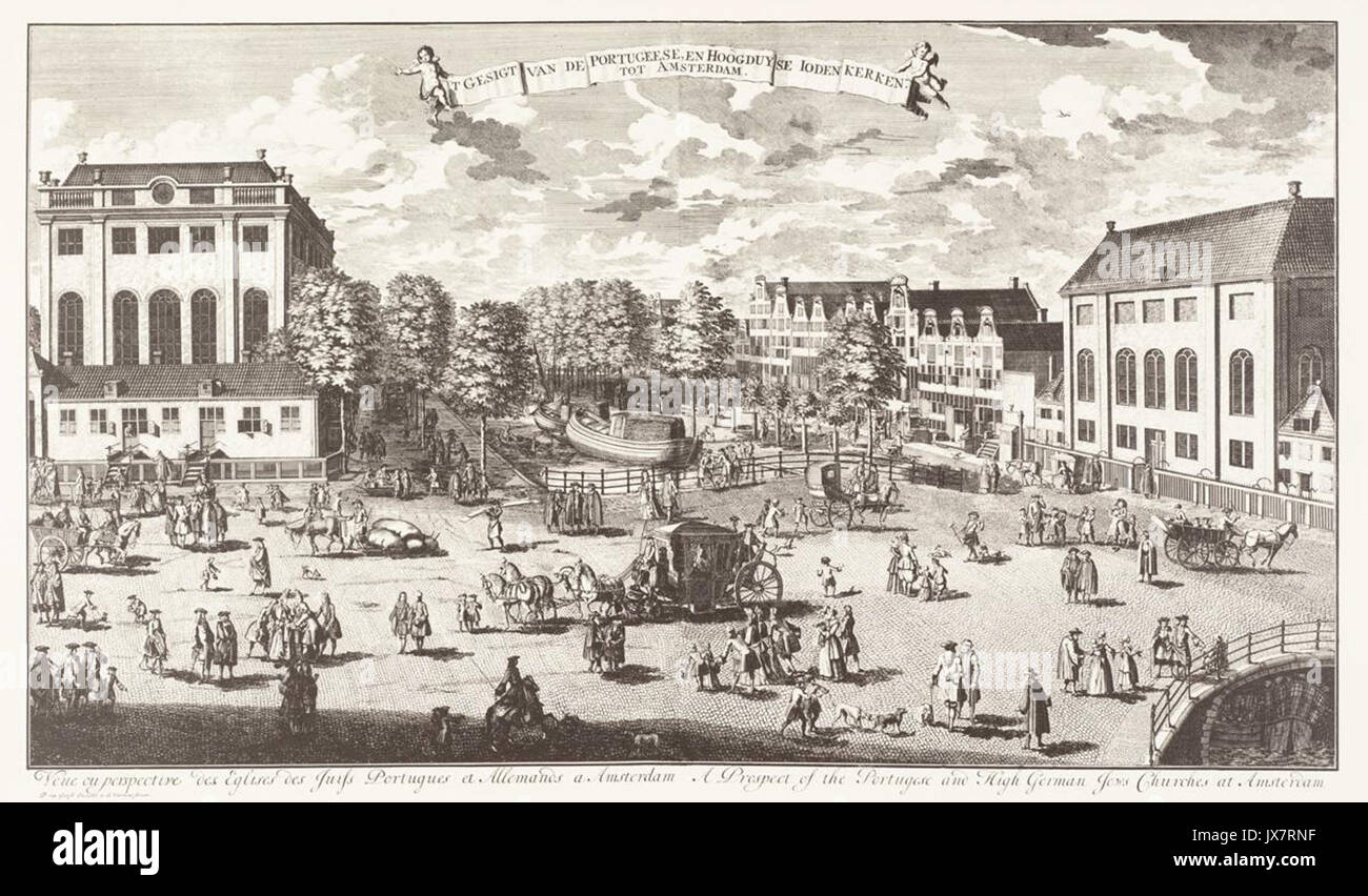 Synagogue Portugaise (Amsterdam) Banque D'Images