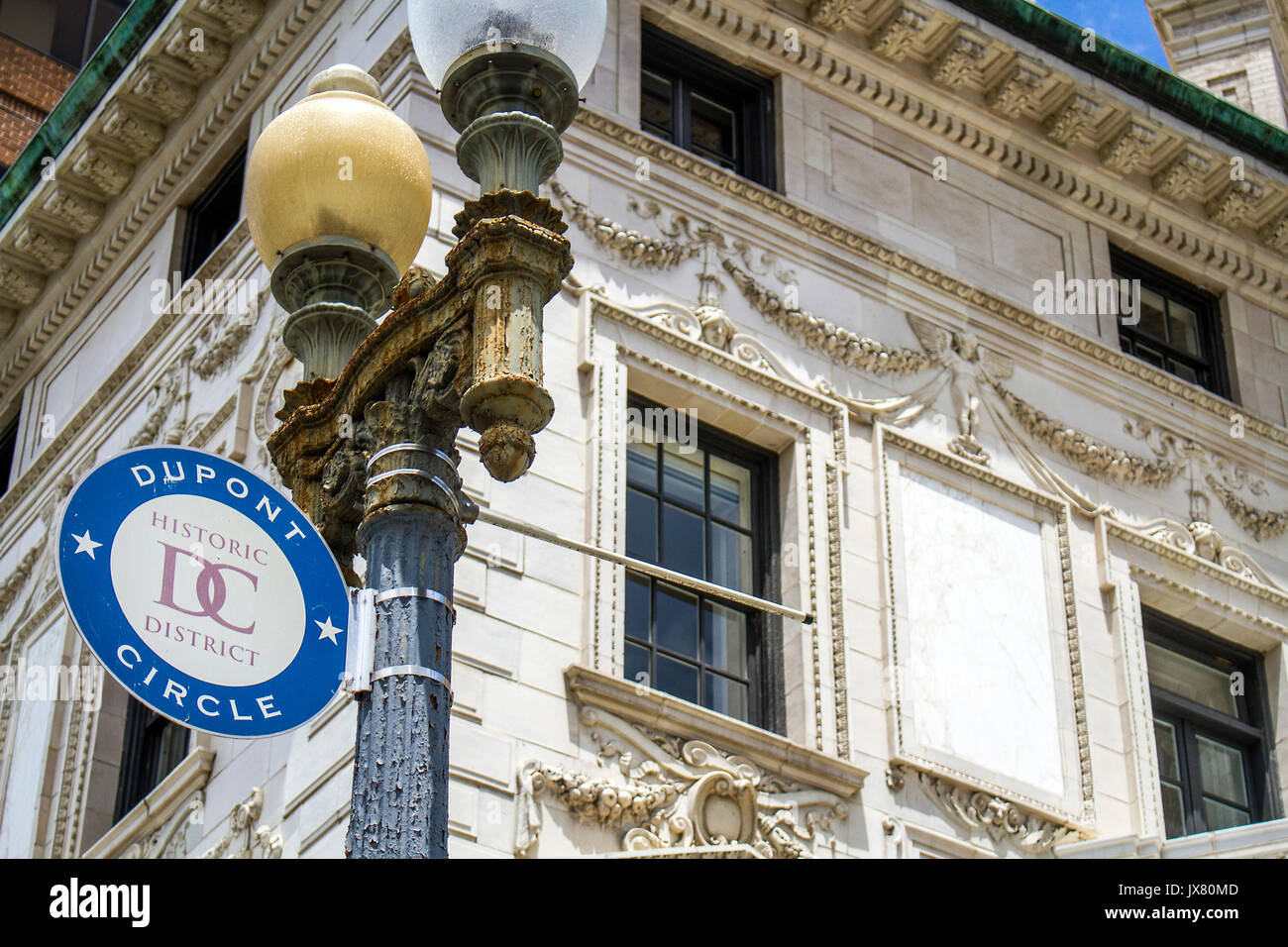 Dupont Circle, Washington, D.C., aux États-Unis. Banque D'Images Dupont Circle, Washington, D.C., aux États-Unis. Banque D'Images