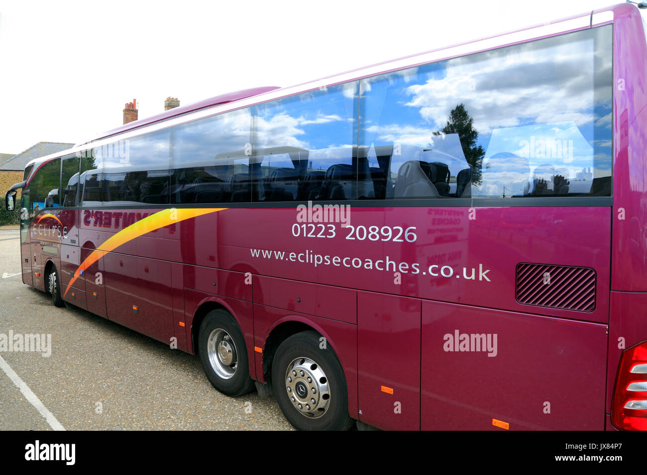 Les entraîneurs, Eclipse, les excursions en autocar, excursions, excursion, excursions, vacances, voyage, transport company, sociétés, England, UK Banque D'Images