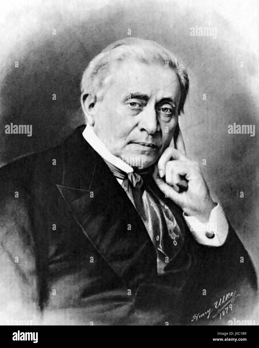 JOSEPH HENRY (1797-1878) scientifique américain et premier secrétaire de la Smithsonian Institution Banque D'Images