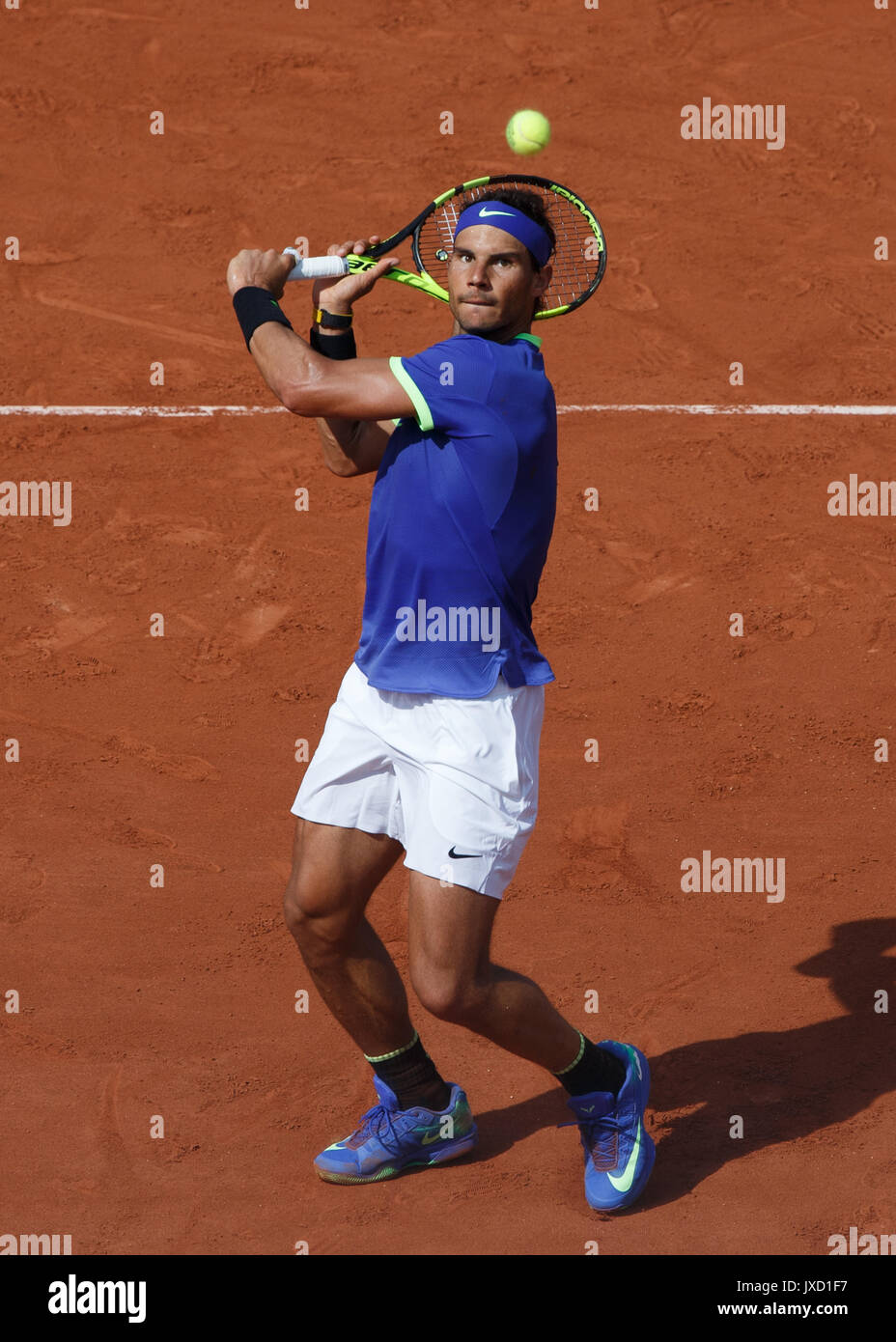 Rafael Nadal (esp) tennis - Open de France 2017 - grand chelem atp / wta - roland garros - Paris - - France - 31 mai 2017. Banque D'Images