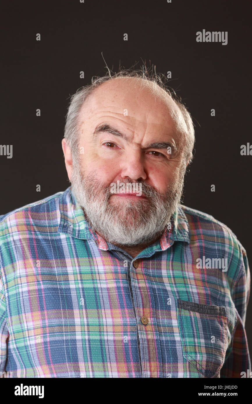 Edinburgh, Ecosse, Royaume-Uni. 16 août, 2017. Jour 5 Edinburgh International Book Festival. Photo : Andy Hamilton, acteur britannique, game show panéliste, réalisateur de télévision, comédie scénariste, dramaturge, romancier et radio. Pako Mera/Alamy Live News Banque D'Images