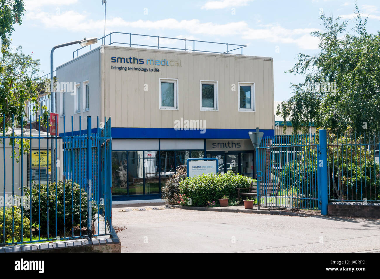 Les locaux de Smiths Medical dans Hythe, dans le Kent. Banque D'Images