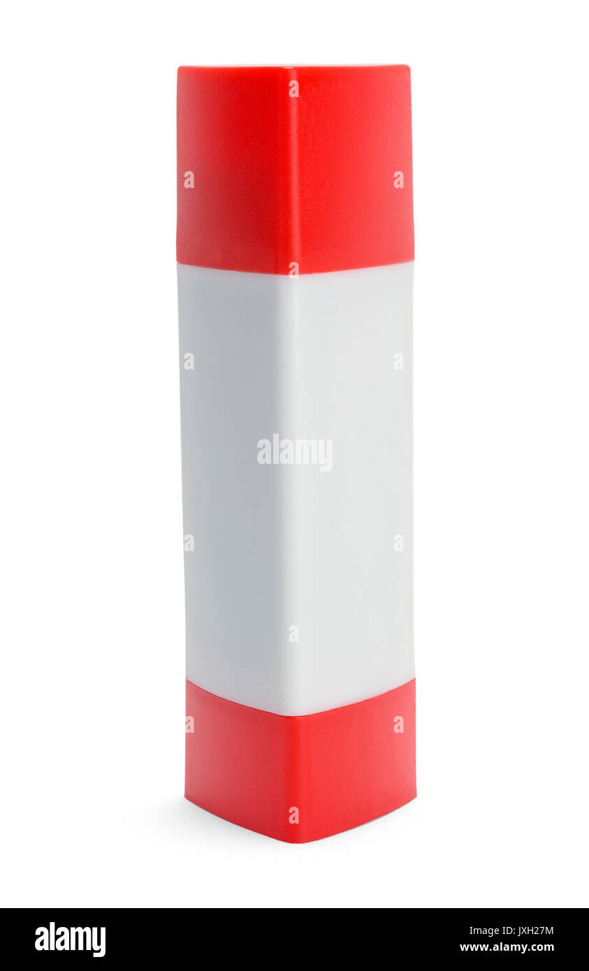 Batons colle triangle fermé isolé sur fond blanc. Banque D'Images