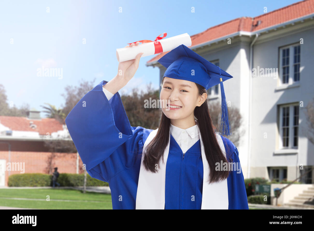 Les étudiants de baccalauréat Banque D'Images