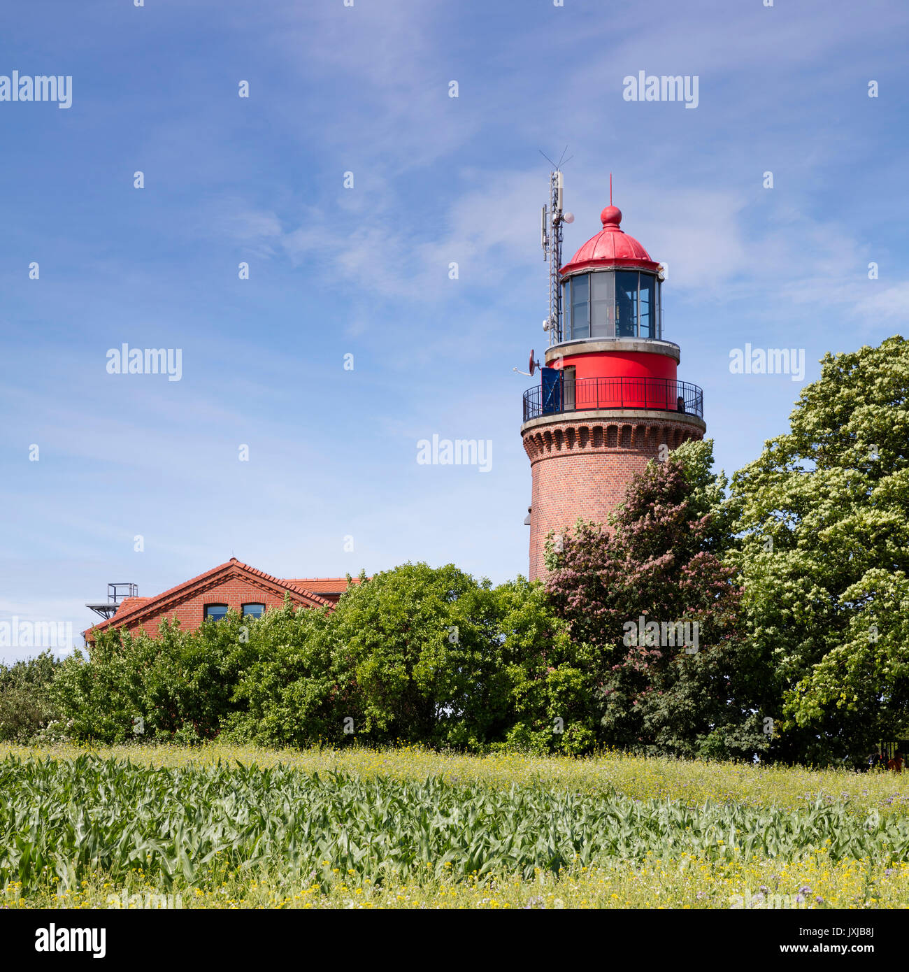 Bastorfer phare, Bütgenbacher Hof, Ostseebad Kühlungsborn, Mecklenburg-Vorpommern, Allemagne, Europe Banque D'Images