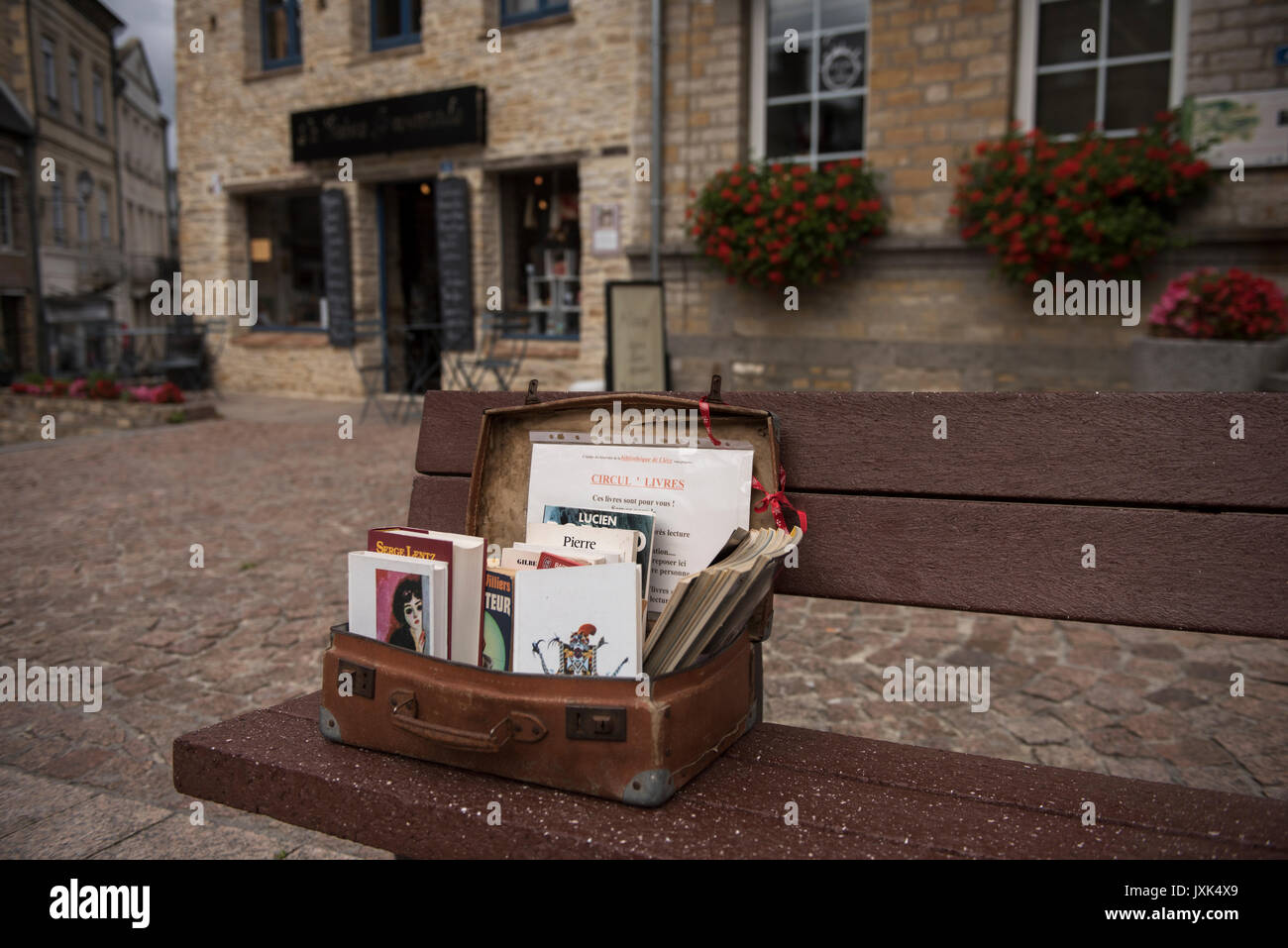Clecy, Calvados, Normandie,France. Août 2017 Clecy une petite ville de la Suisse Normande La Suisse Normande ) salon de Normandie, France. Clécy est Wikipeadia : Banque D'Images