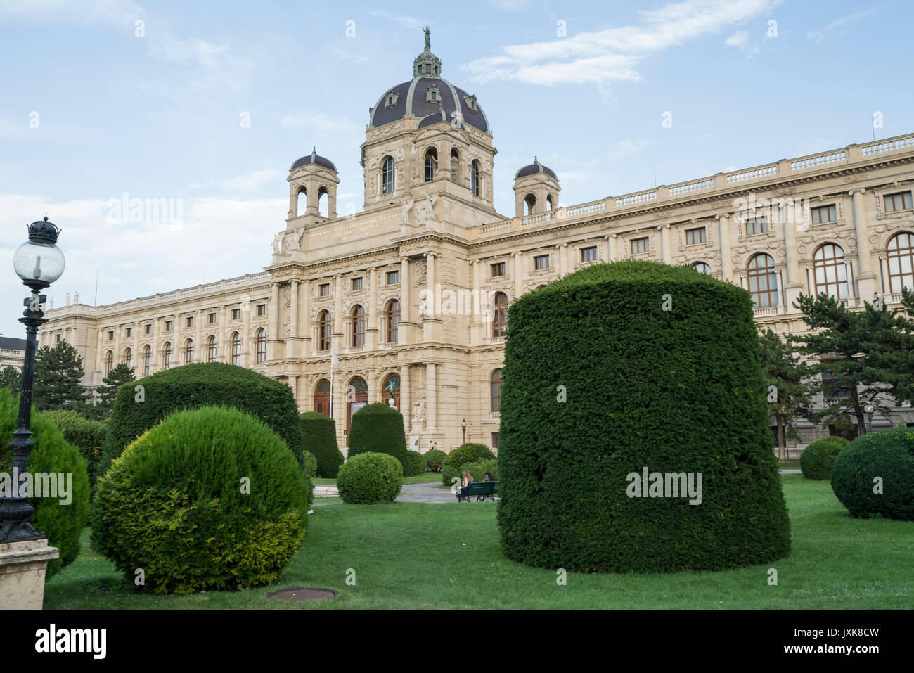 La façade du Kunsthistorisches Museum de Vienne Banque D'Images
