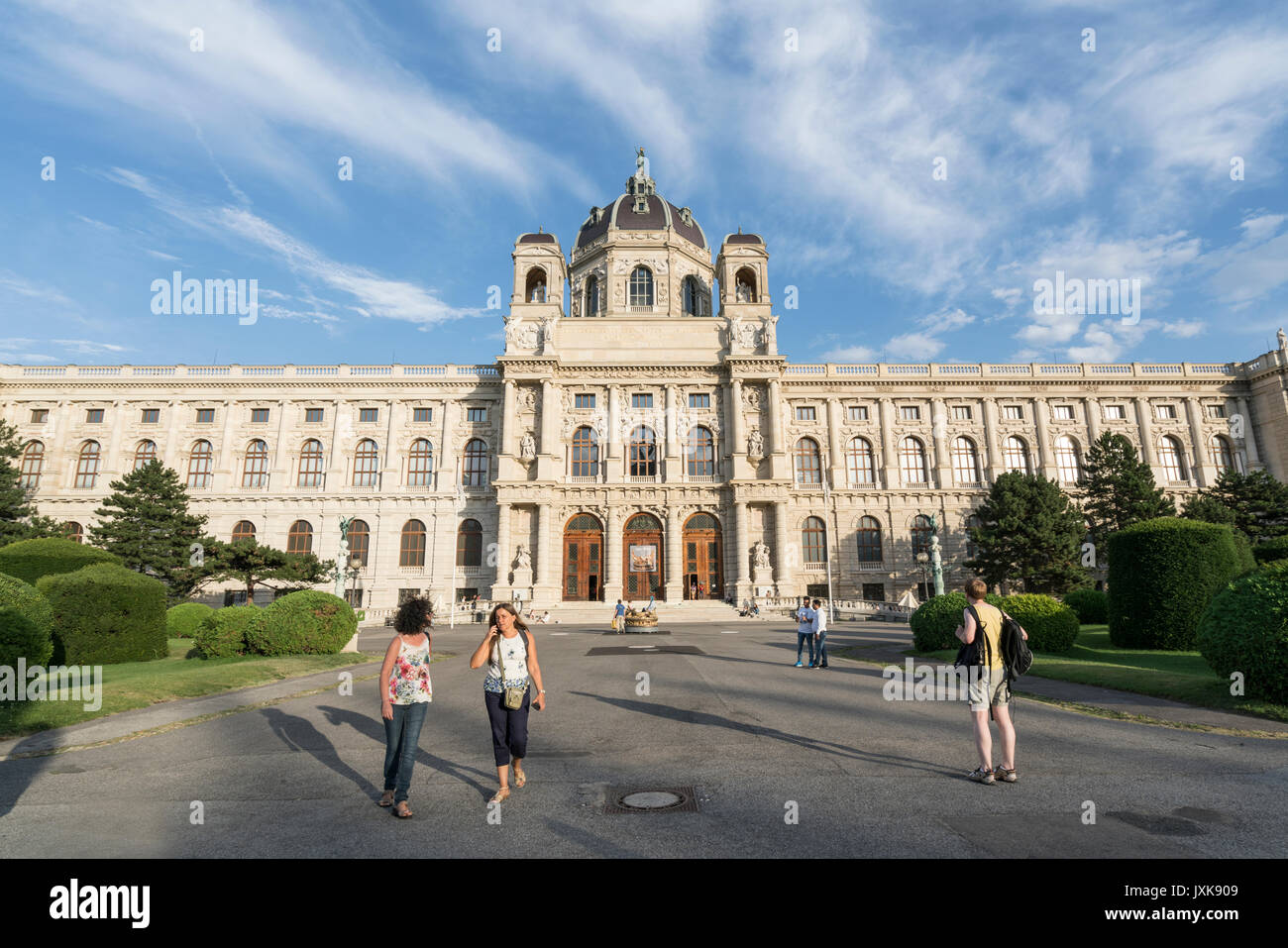 La façade du Kunsthistorisches Museum de Vienne Banque D'Images