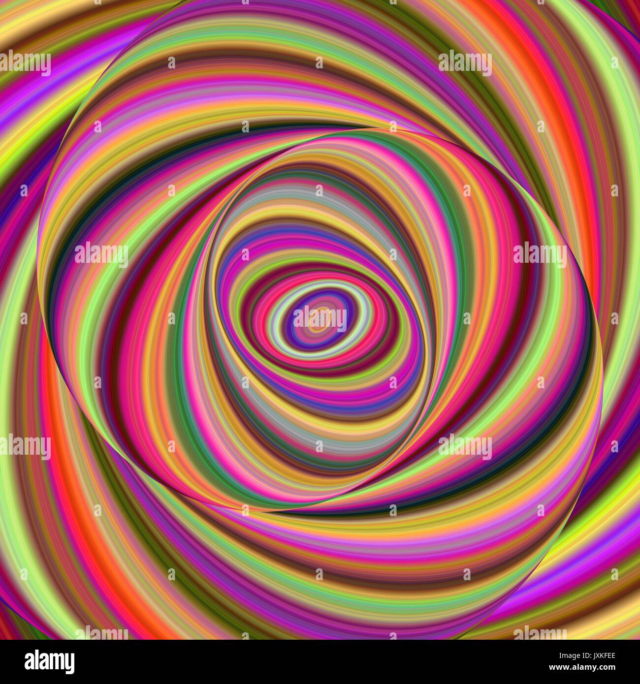 Ellipse de couleur de fond d'art numérique Illustration de Vecteur