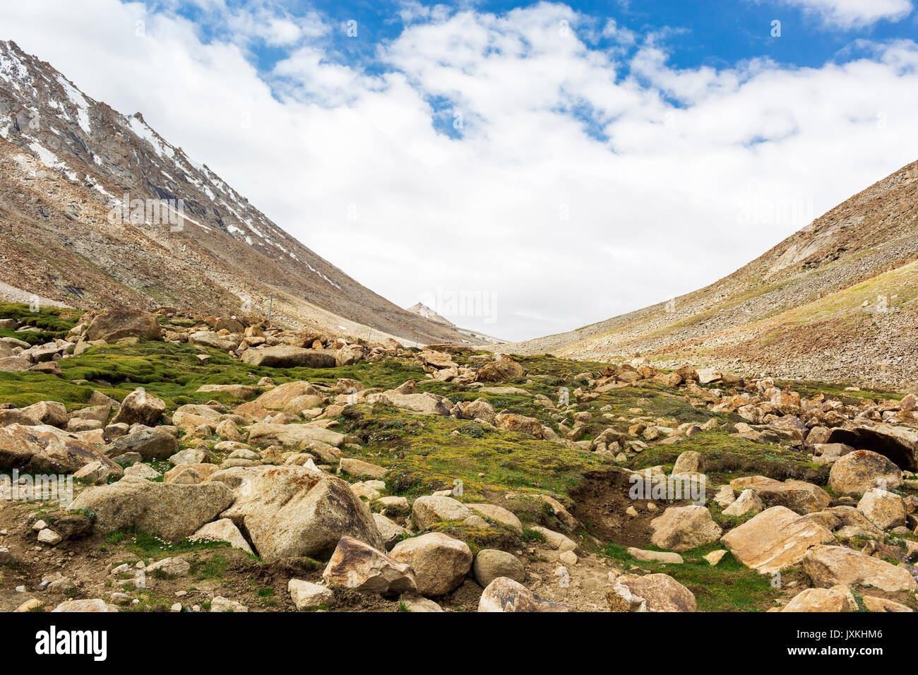 Paysage naturel à Leh Ladakh, Jammu-et-Cachemire, l'Inde Banque D'Images