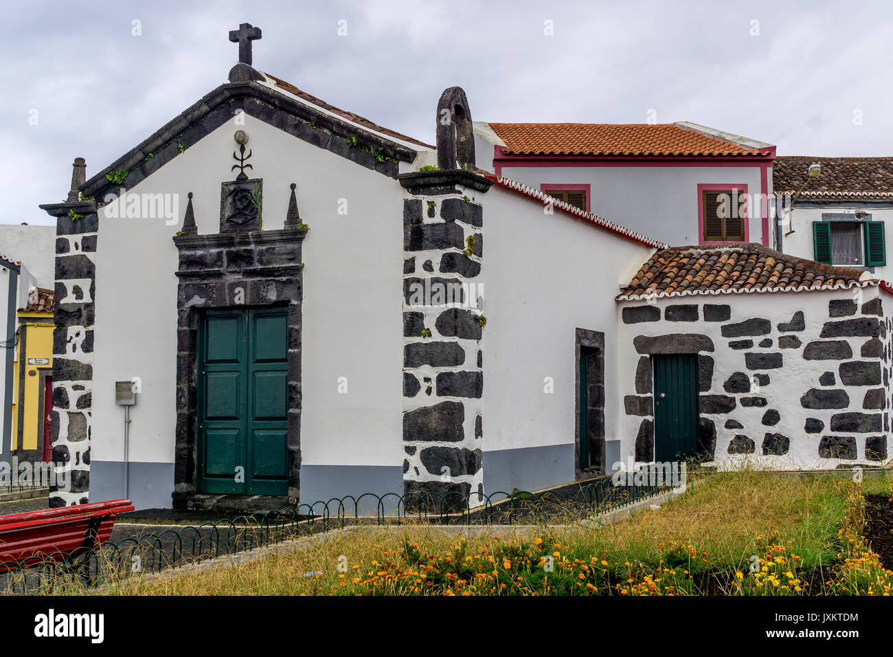 Chapelle en Ribeira Grande, São Miguel, Açores Banque D'Images