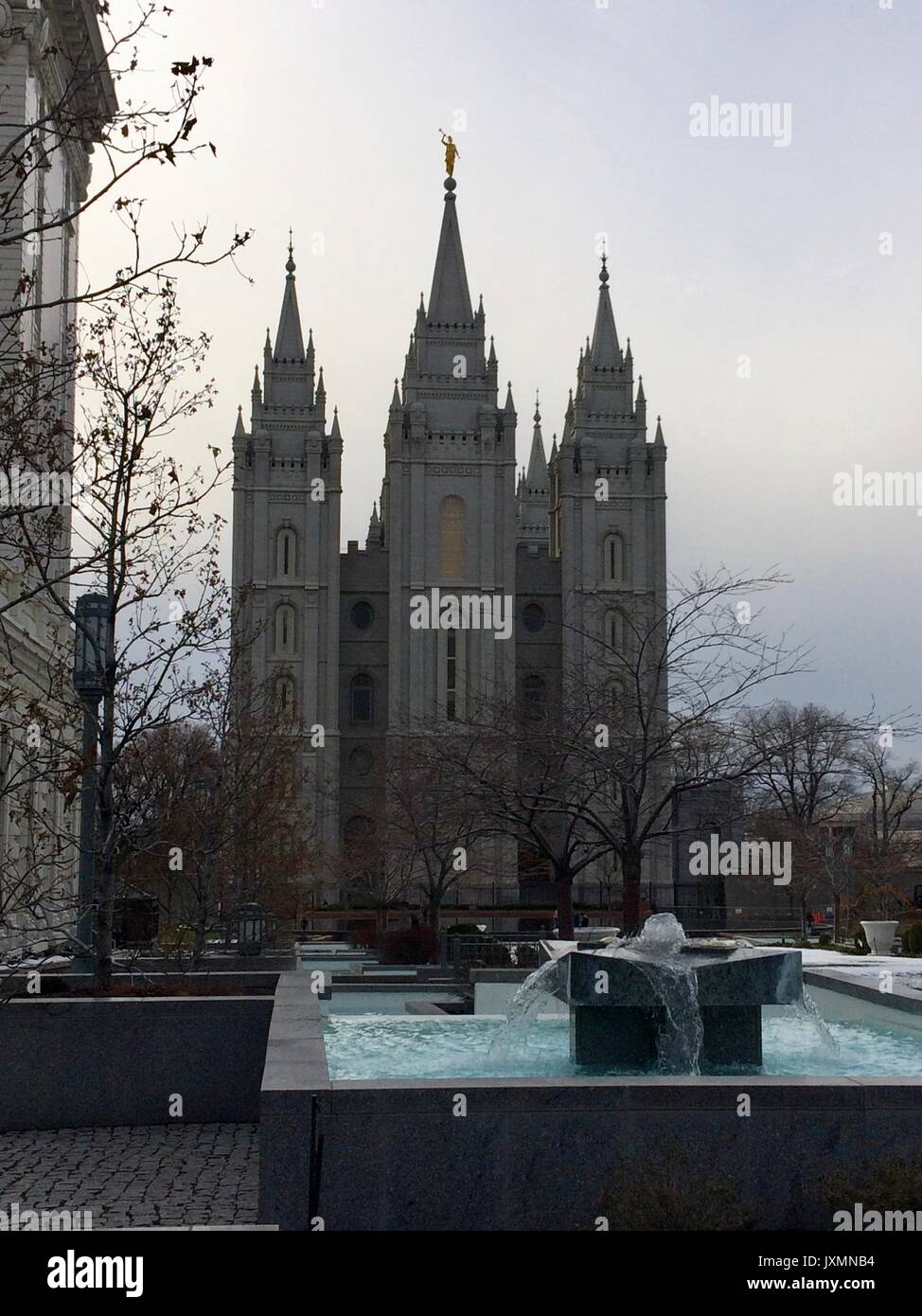 Temple de Salt Lake City CRF1 Banque D'Images