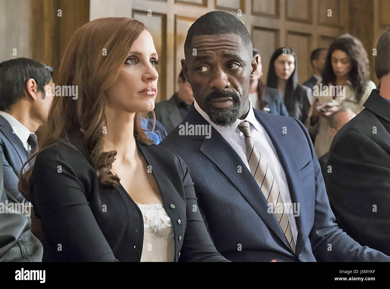 MOLLY'S GAME 2017 Divertissement un film avec Jessica Chastain et Idris Elba Banque D'Images
